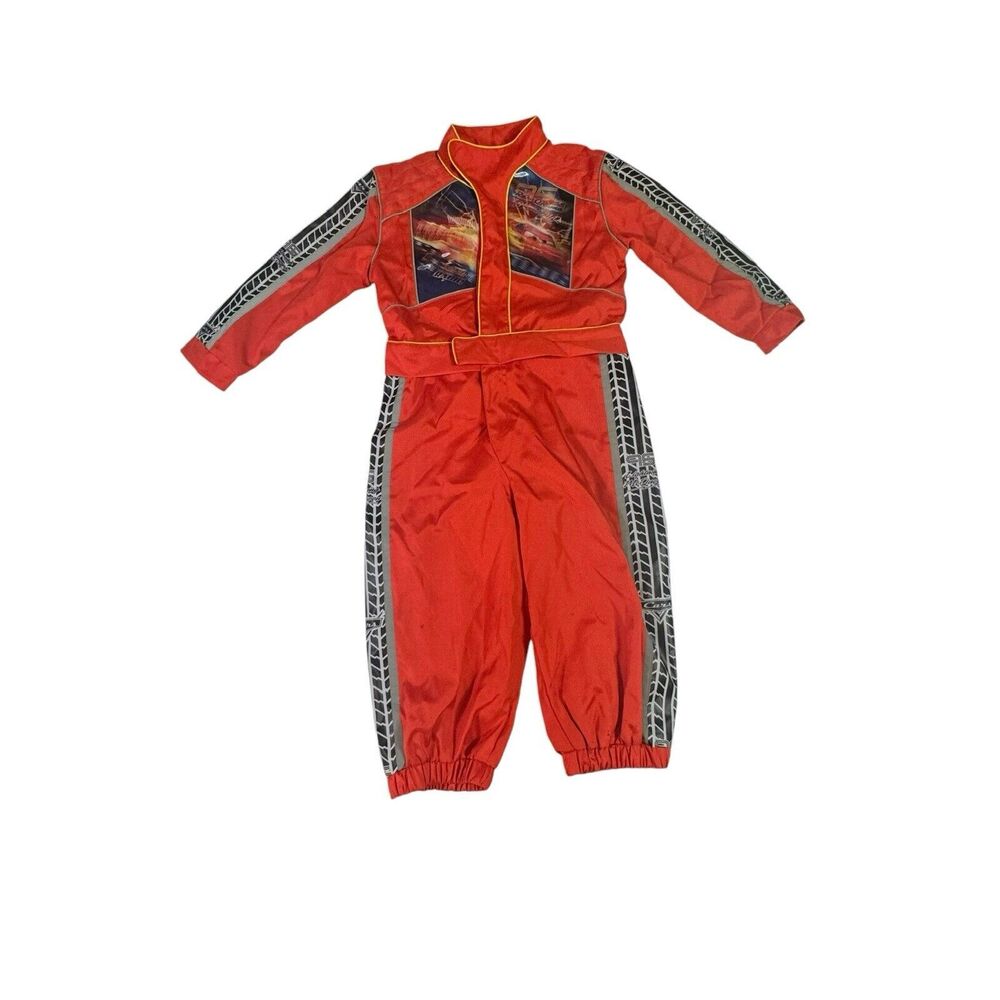 Disney Store Lightening McQueen Cars Costume Child Size XS(4) Race Car